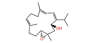 (R)-11,12-Epoxysarcophytol A